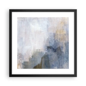 Plagát v čiernom ráme - Tóny a akordy farieb - 40x40 cm