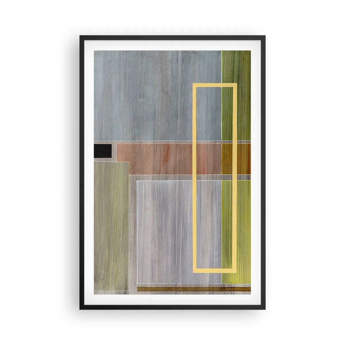 Plagát v čiernom ráme - Jednoducho a v kľude - 61x91 cm