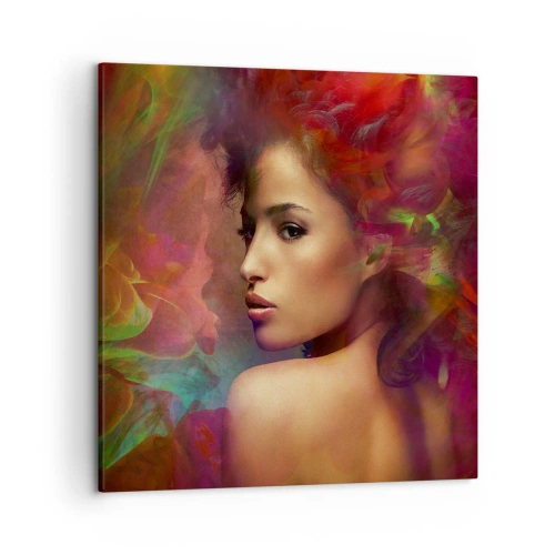 Obraz na plátne - Krajšia ako dúha, jemnejšia ako hmla - 50x50 cm