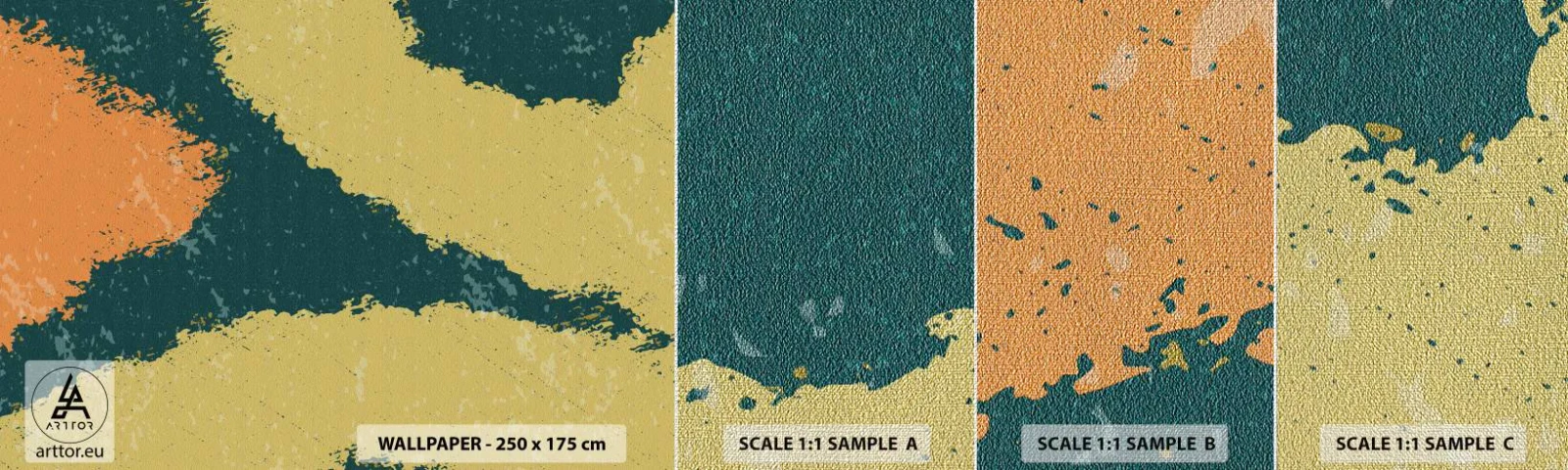 Vzorka fototapety Premium Canvas - Abstrakcia – spomalený pohyb - Abstrakcia, Kus, Vo veku - 100x30 cm