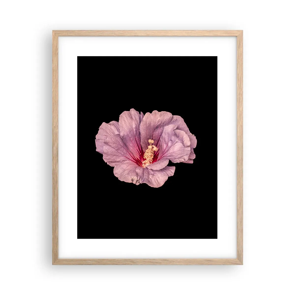 Plagát v ráme zo svetlého duba - Priamo do srdca - 40x50 cm