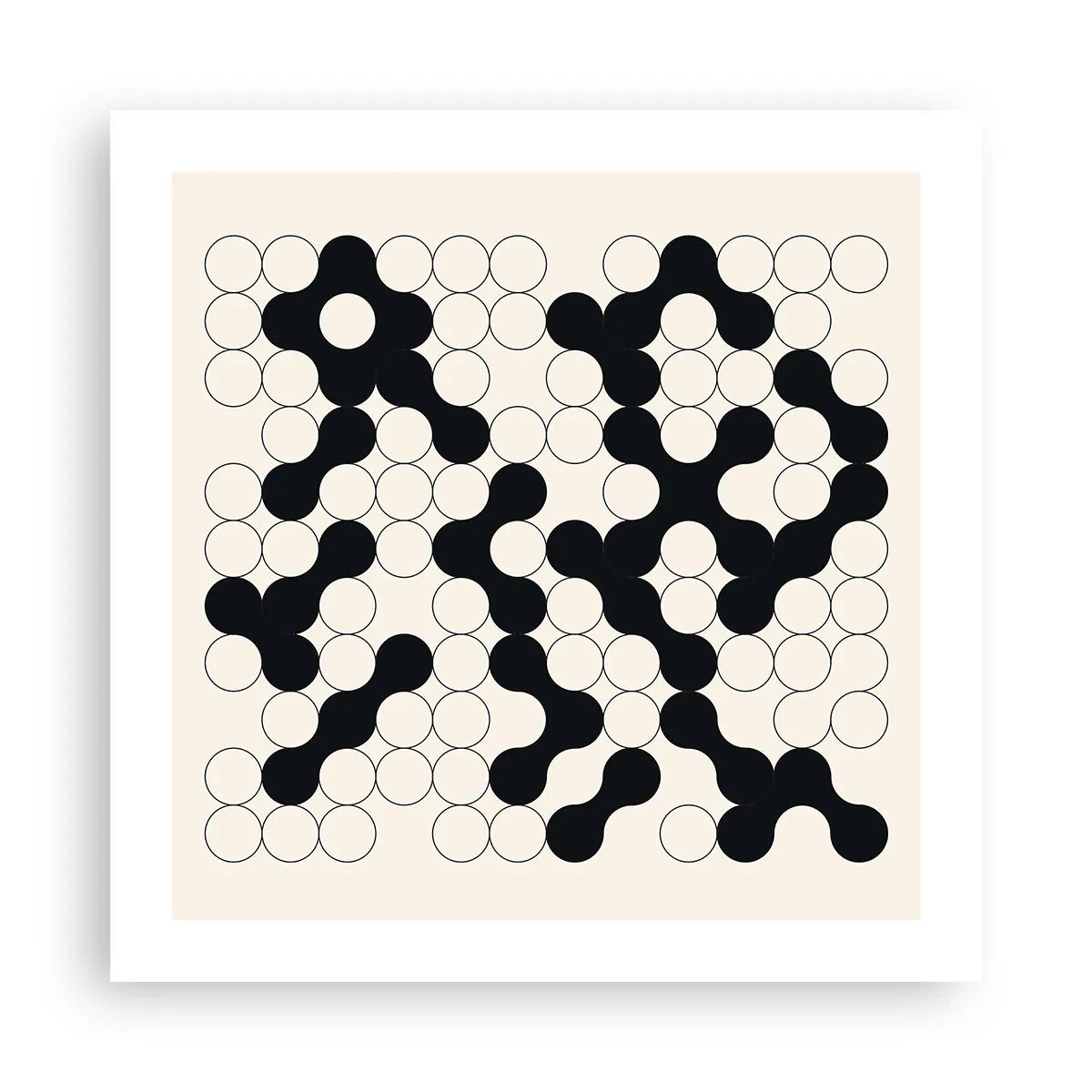 Plagát - Čínska hra – variácia - 50x50 cm