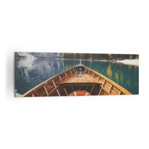 Obraz na plátne - Horská túra - 160x50 cm