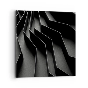 Obraz na plátne - Priestorový poriadok - 70x70 cm