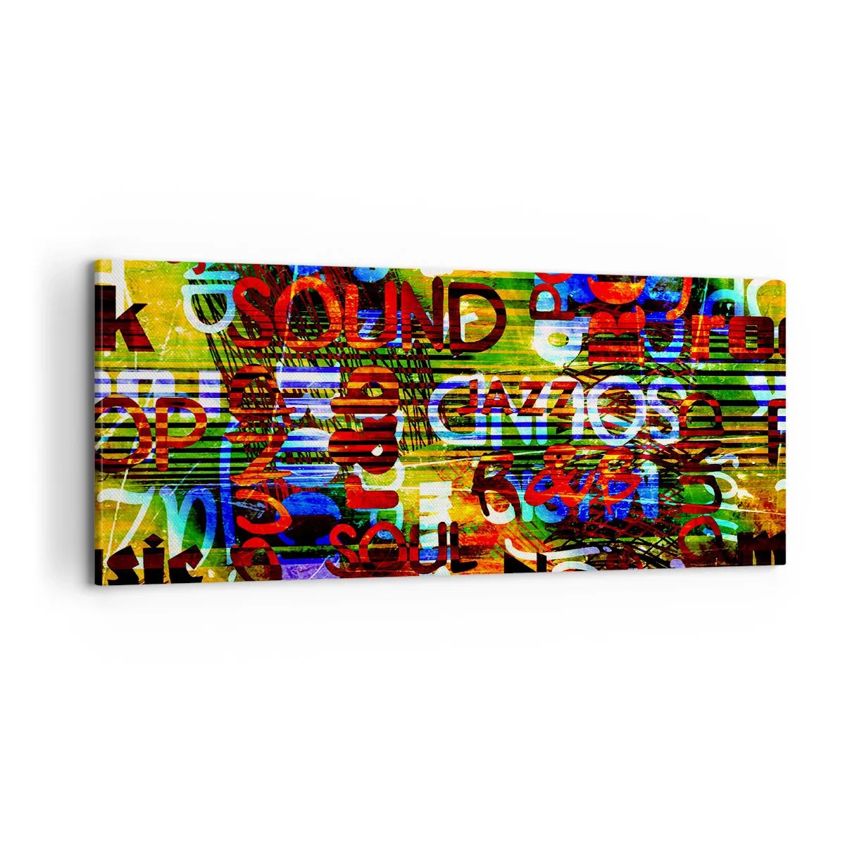 Obraz na plátne - Všetky farby tónu - 100x40 cm