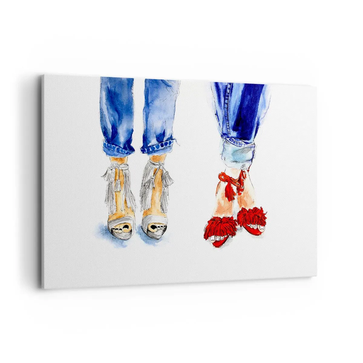 Obraz na plátne - Možno by sme sa vydali na prechádzku? - 120x80 cm