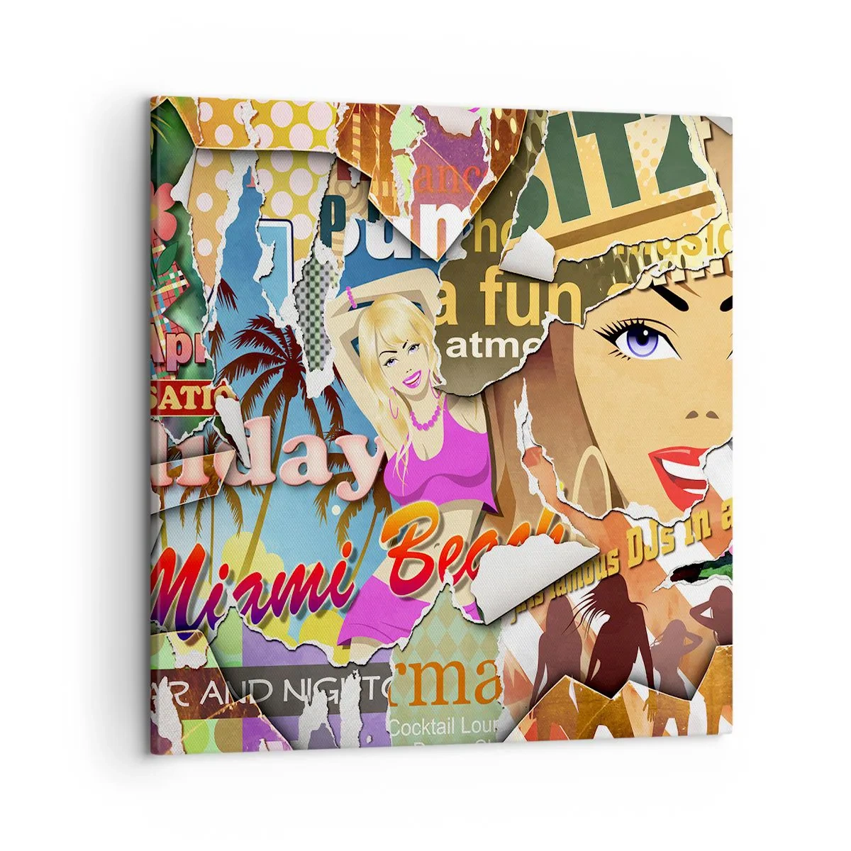 Obraz na plátne - Prázdninová retrospektíva - 50x50 cm