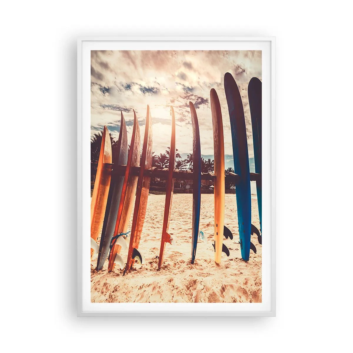 Plagát v bielom ráme - Dobrú noc, tak zajtra. - 70x100 cm