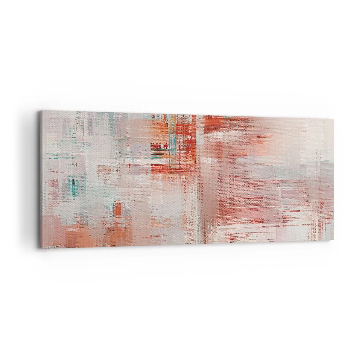 Obraz na plátne - Zahmlené. Ale ružové - 120x50 cm