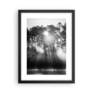 Plagát v čiernom ráme - Nezastaviteľné slnko - 30x40 cm