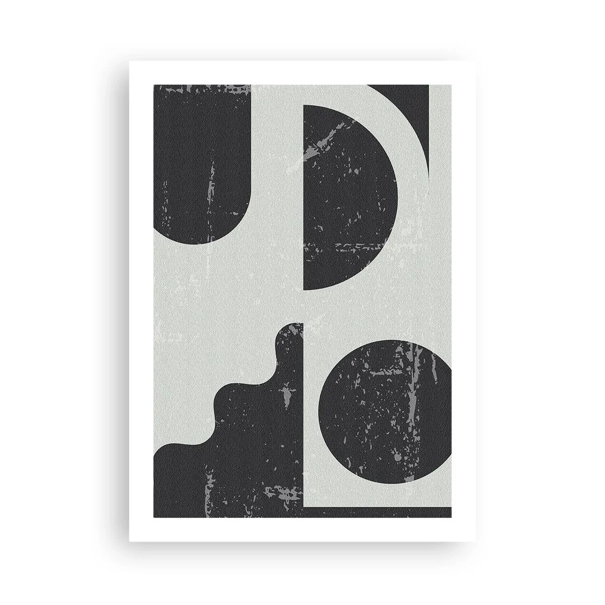 Plagát - Kompozícia nad a pod - 50x70 cm