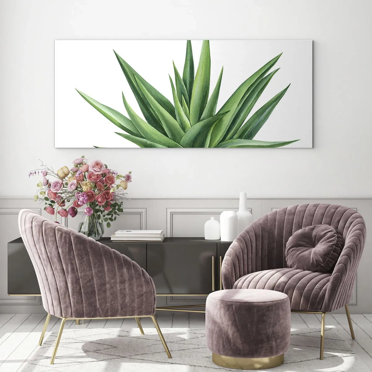 Obraz na skle - Zelená – sila – život - 100x40 cm