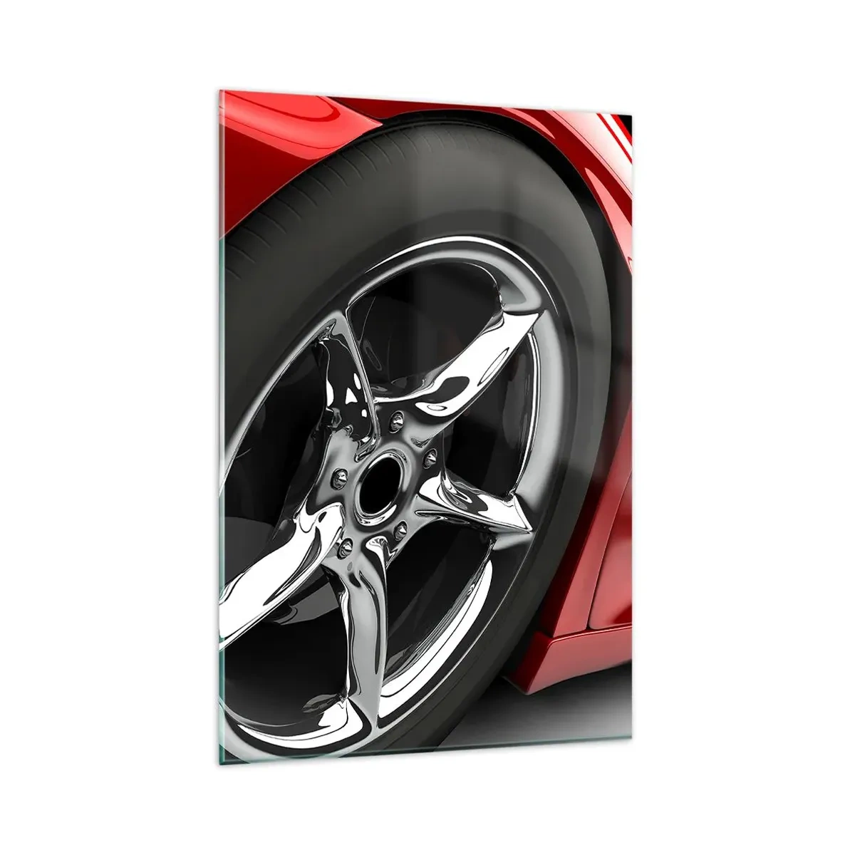 Obraz na skle - Vytvorený pre rýchlosť - 80x120 cm