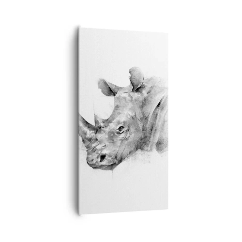 Obraz na plátne - Africký portrét - 65x120 cm