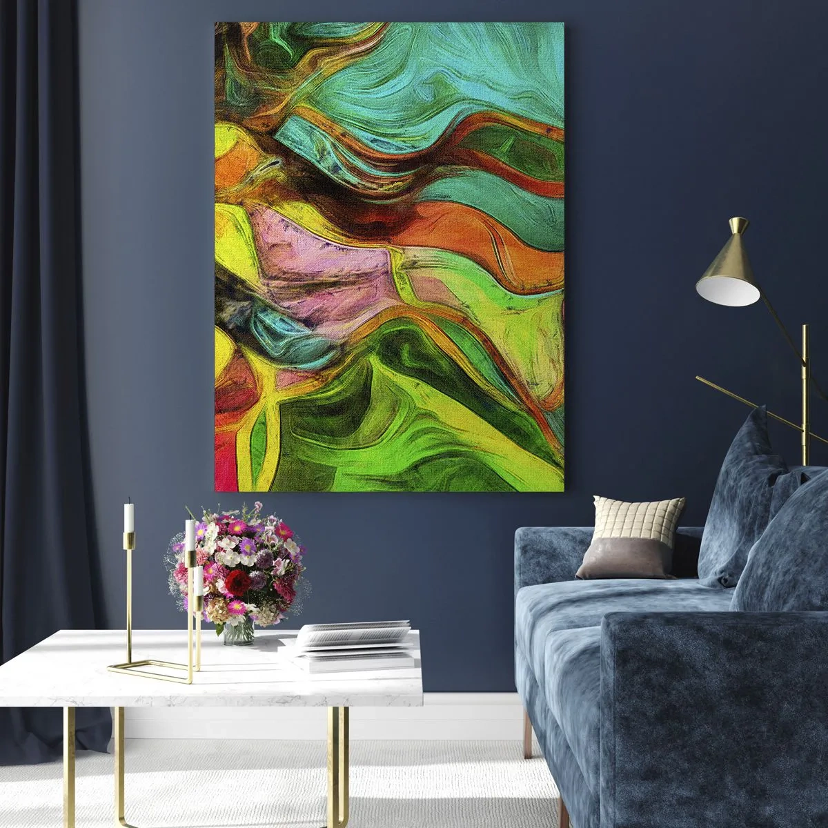 Obraz na skle - Pohyb je život - 70x100 cm