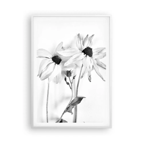 Plagát v bielom ráme - Nikto nechce byť sám - 70x100 cm