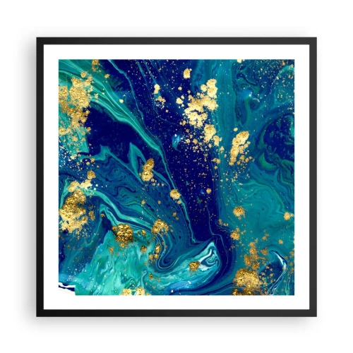Plagát v čiernom ráme - Plátky slnka  - 60x60 cm