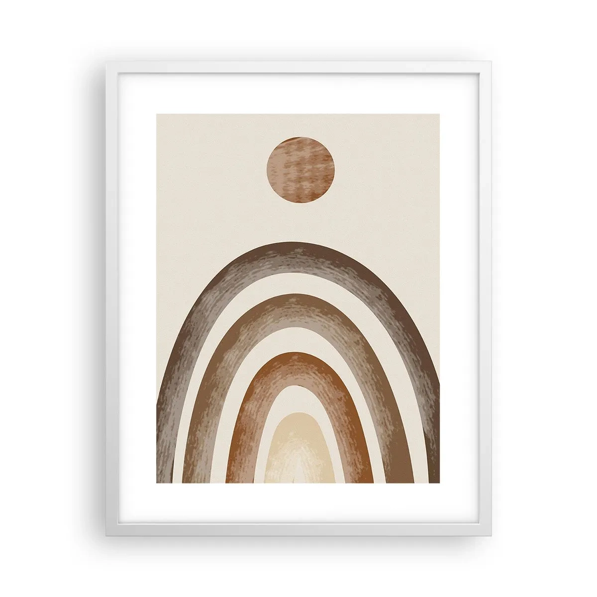 Plagát v bielom ráme - V ďalekej galaxii - 40x50 cm