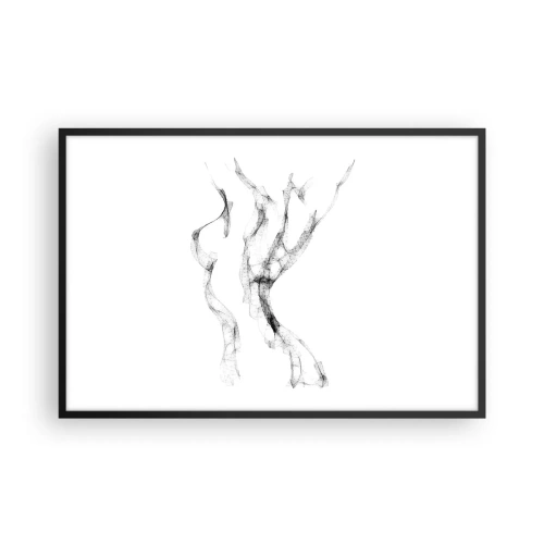 Plagát v čiernom ráme - Krásna a silná - 91x61 cm