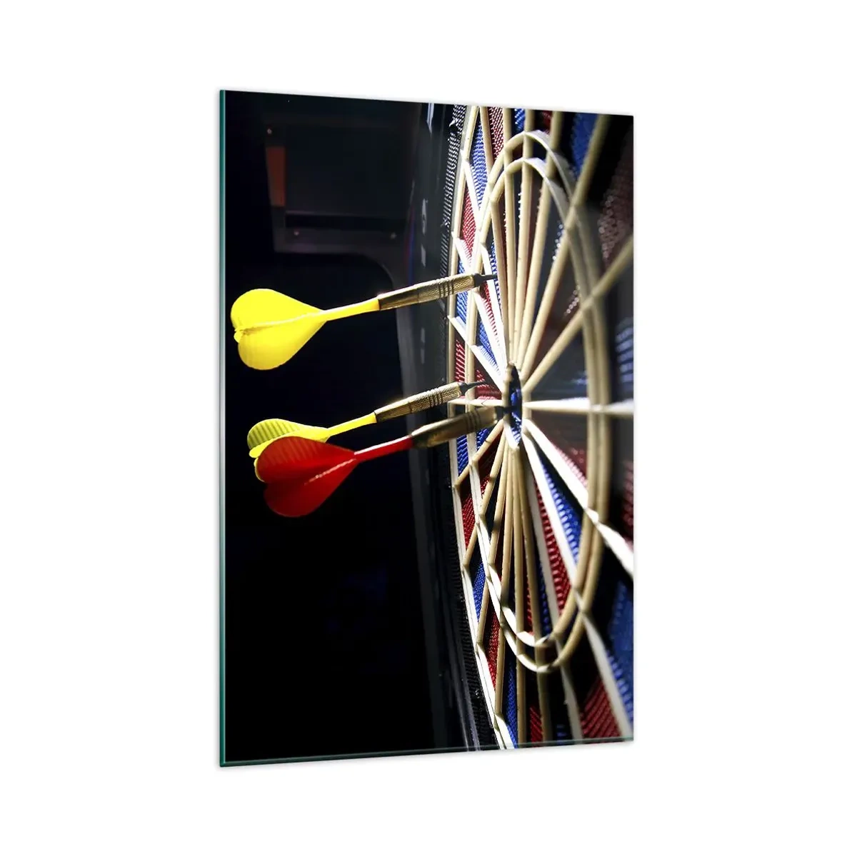 Obraz na skle - Presný zásah - 80x120 cm