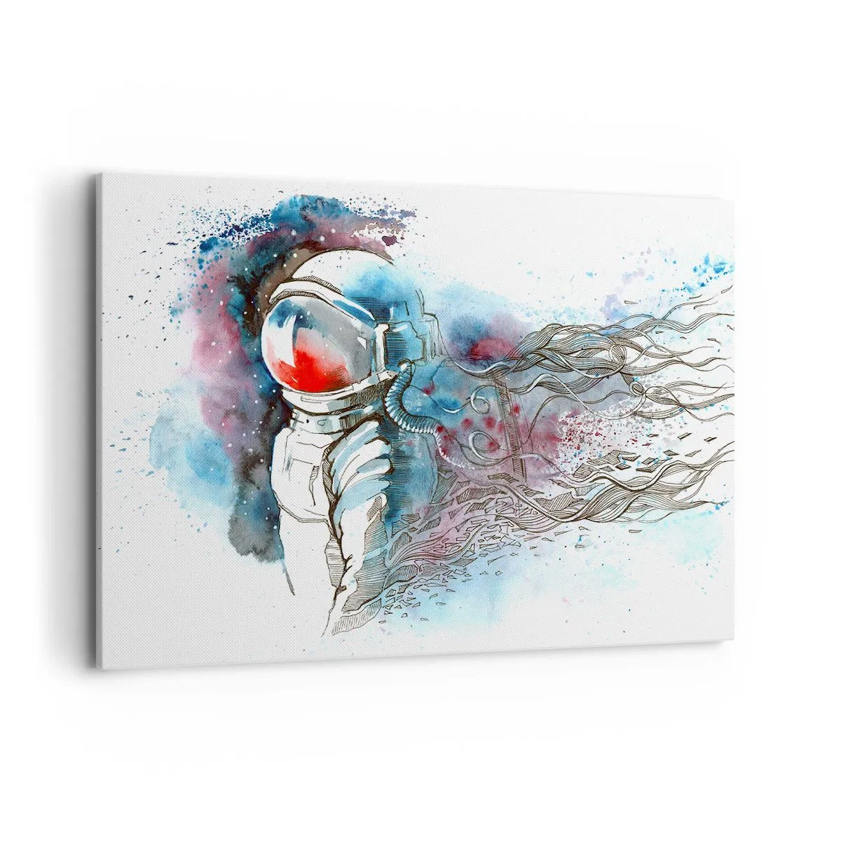 Obraz na plátne - Sám s vesmírom - 100x70 cm