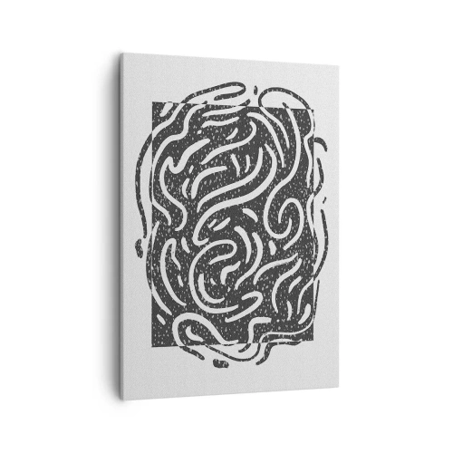 Obraz na plátne - Abstrakcia: tanec radosti - 50x70 cm