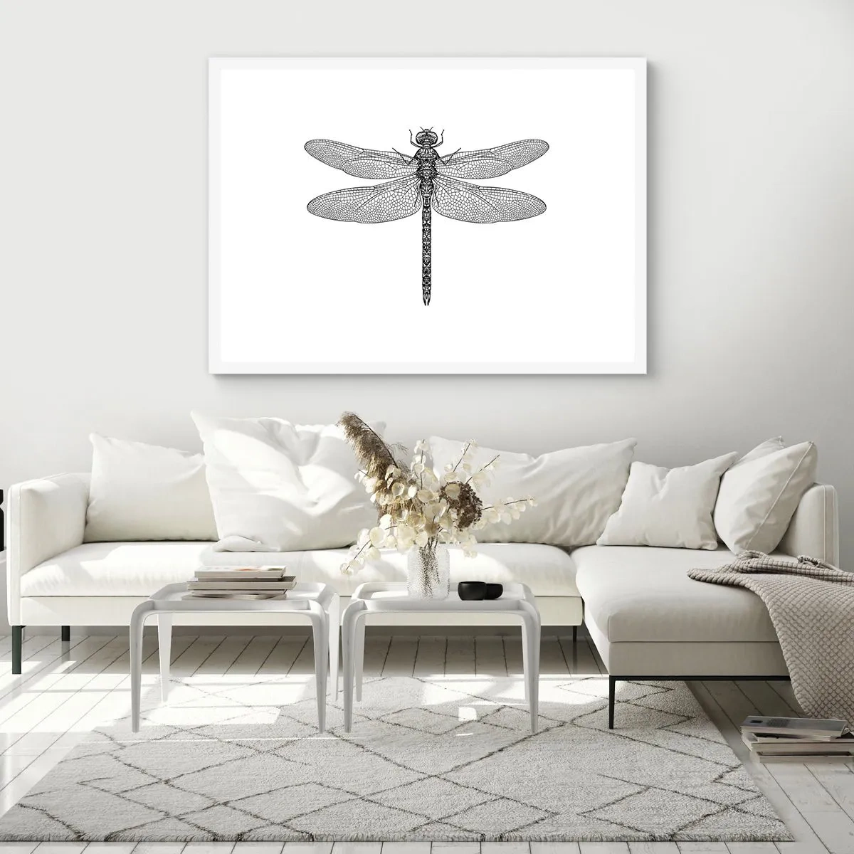 Plagát v bielom ráme - Presnosť prírody - 100x70 cm