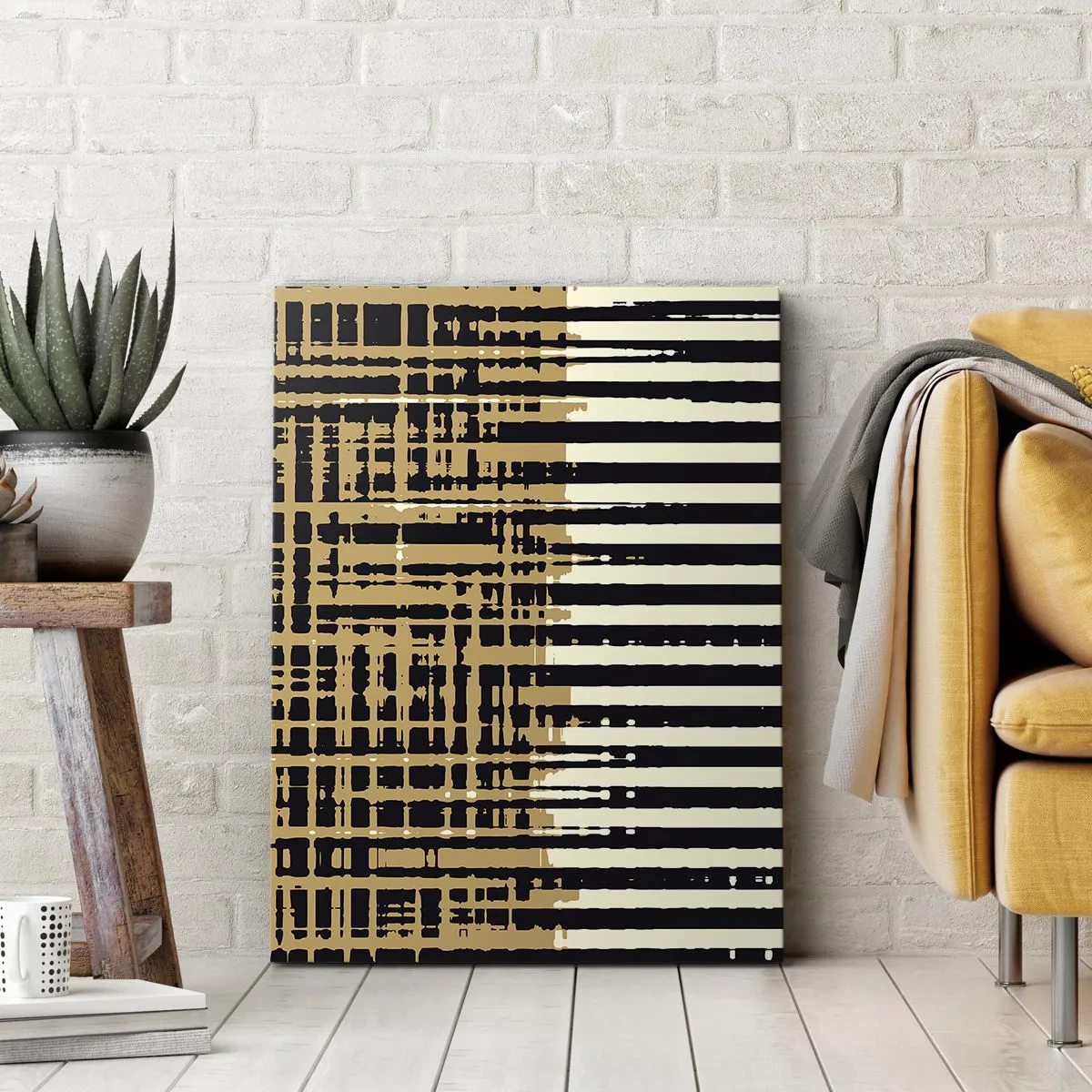 Obraz na plátne - Architektonická abstrakcia - 65x120 cm