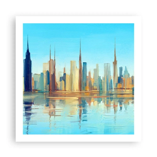 Plagát - Slnečná metropola - 60x60 cm