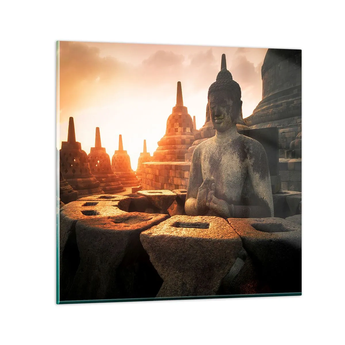 Obraz na skle - Počasie veľkej múdrosti - 70x70 cm