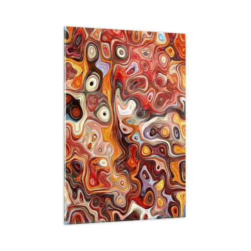 Obraz na skle - Keby sa orechy rozpúšťali v mede - 80x120 cm