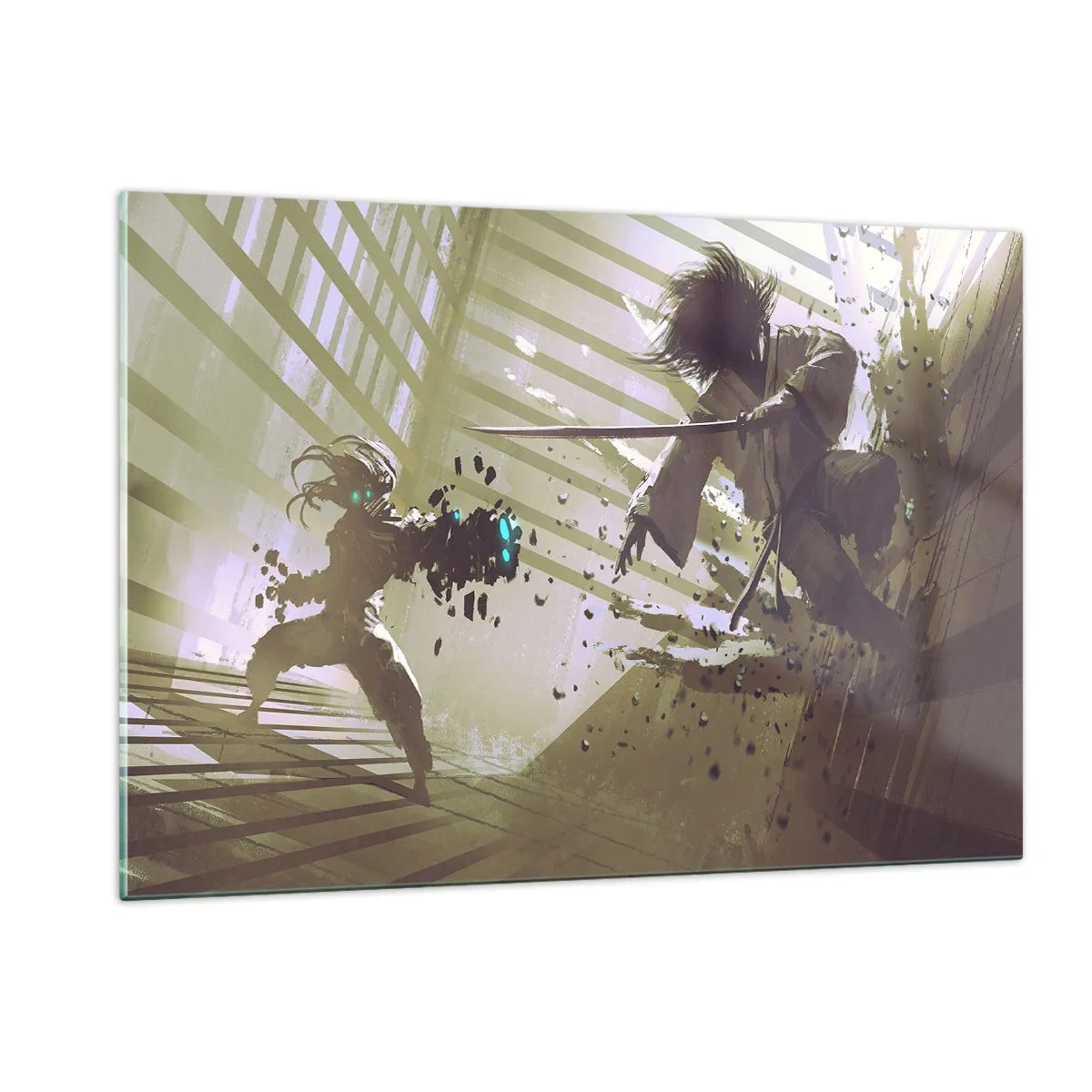 Obraz na skle - Aj ty môžeš byť samurajom - 120x80 cm