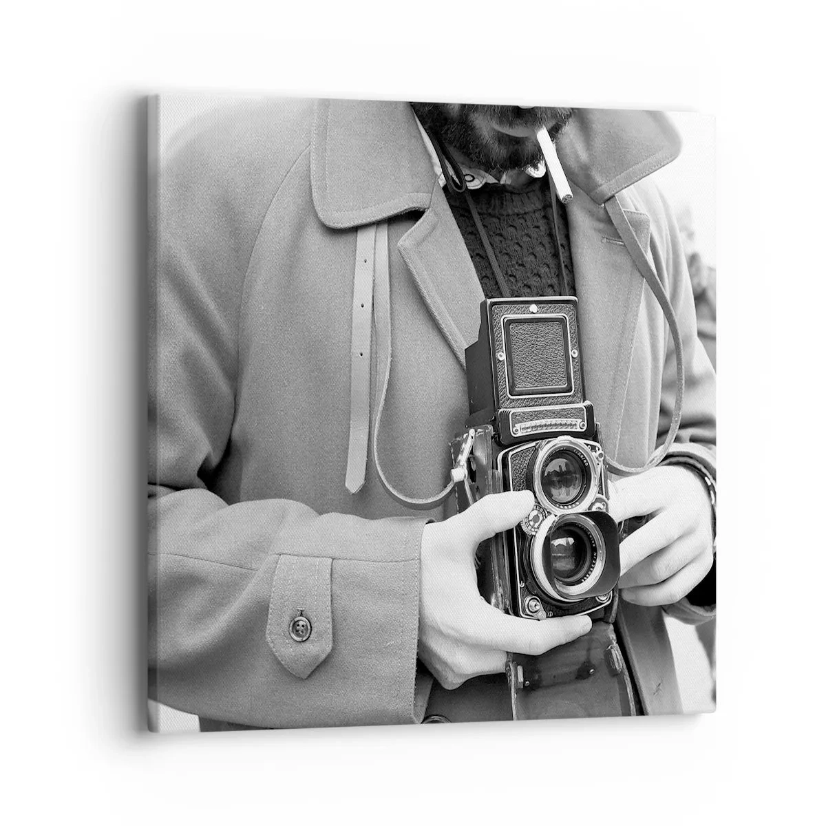 Obraz na plátne - V retro štýle - 40x40 cm