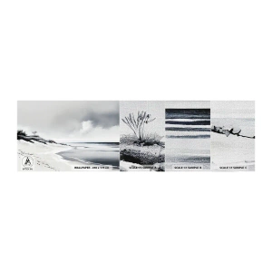 Vzorka fototapety Premium Canvas - Vždy spolu - Duny, Pláž, oceán - 100x30 cm