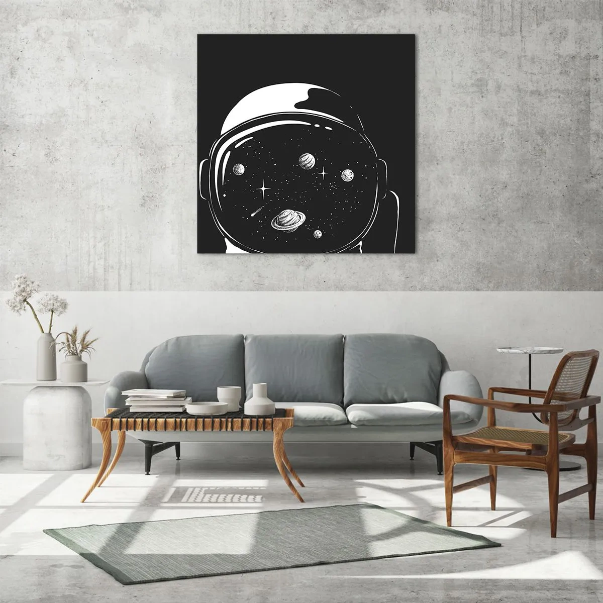 Obraz na skle - Skvelý výhľad - 70x70 cm