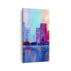 Obraz na plátne - Vykúpané vo farbách - 65x120 cm