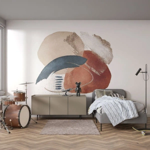 Fototapeta Premium Canvas - Oválna kompozícia - Abstrakcia, Kus, Moderný vzor - 150x105 cm