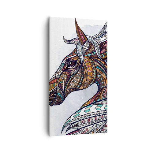 Obraz na plátne - Keltský vojnový or - 55x100 cm