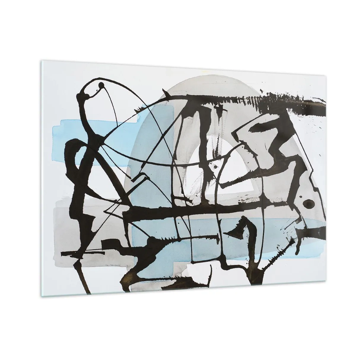 Obraz na skle - Aj napriek tomu modrý - 100x70 cm