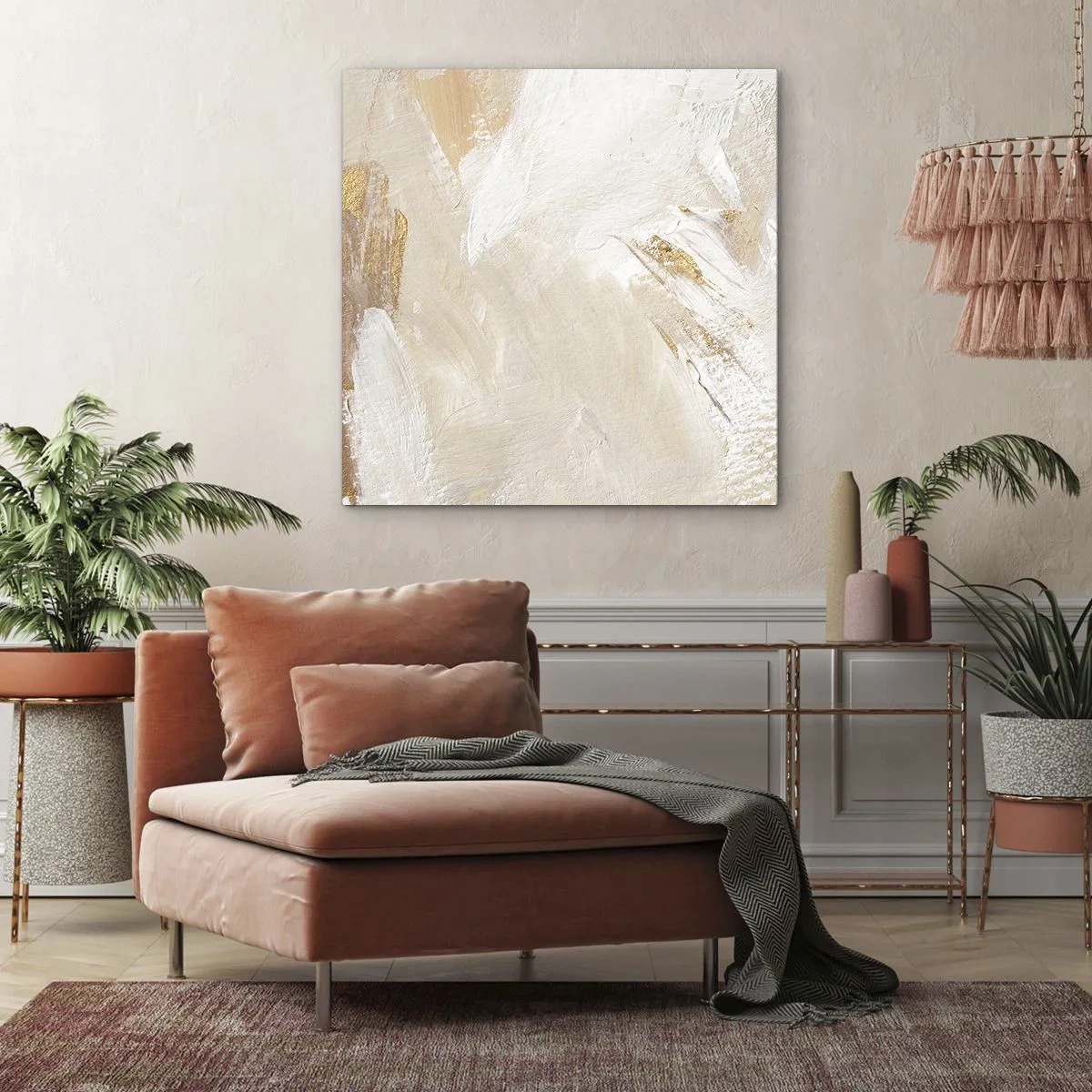 Obraz na plátne - Pastelová kompozícia - 60x60 cm