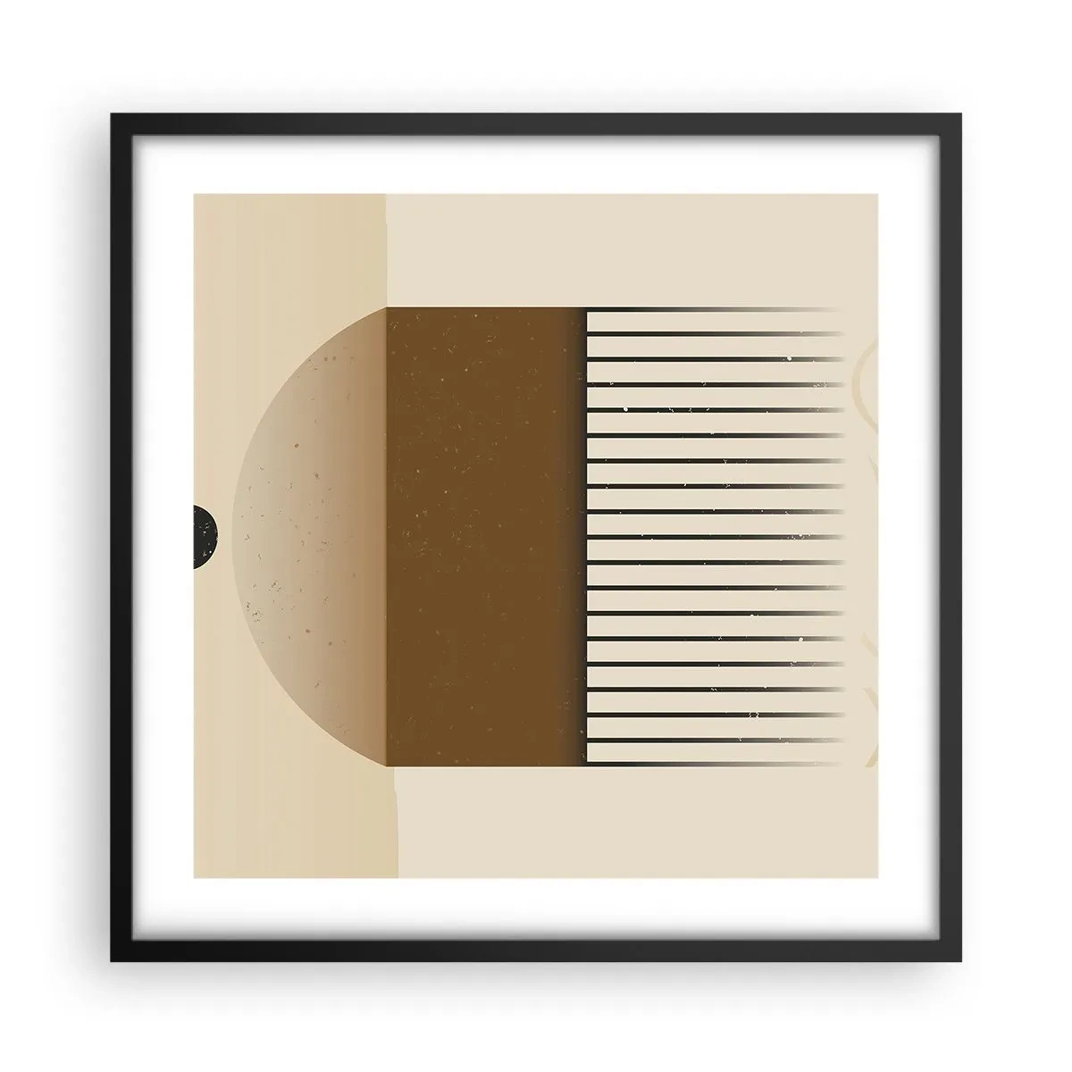 Plagát v čiernom ráme - Rôzne stavy - 50x50 cm
