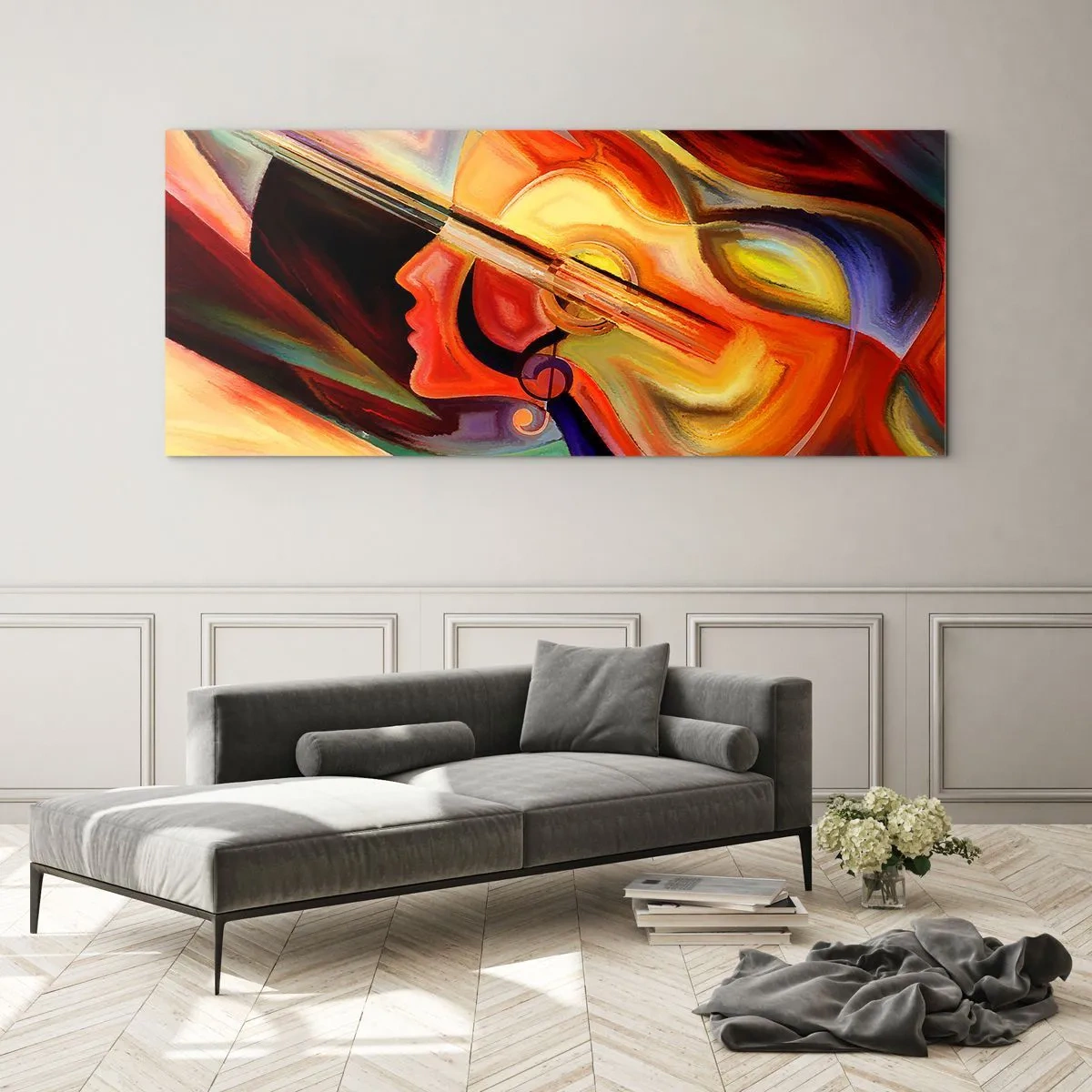 Obraz na skle - Všetko je v poriadku - 140x50 cm