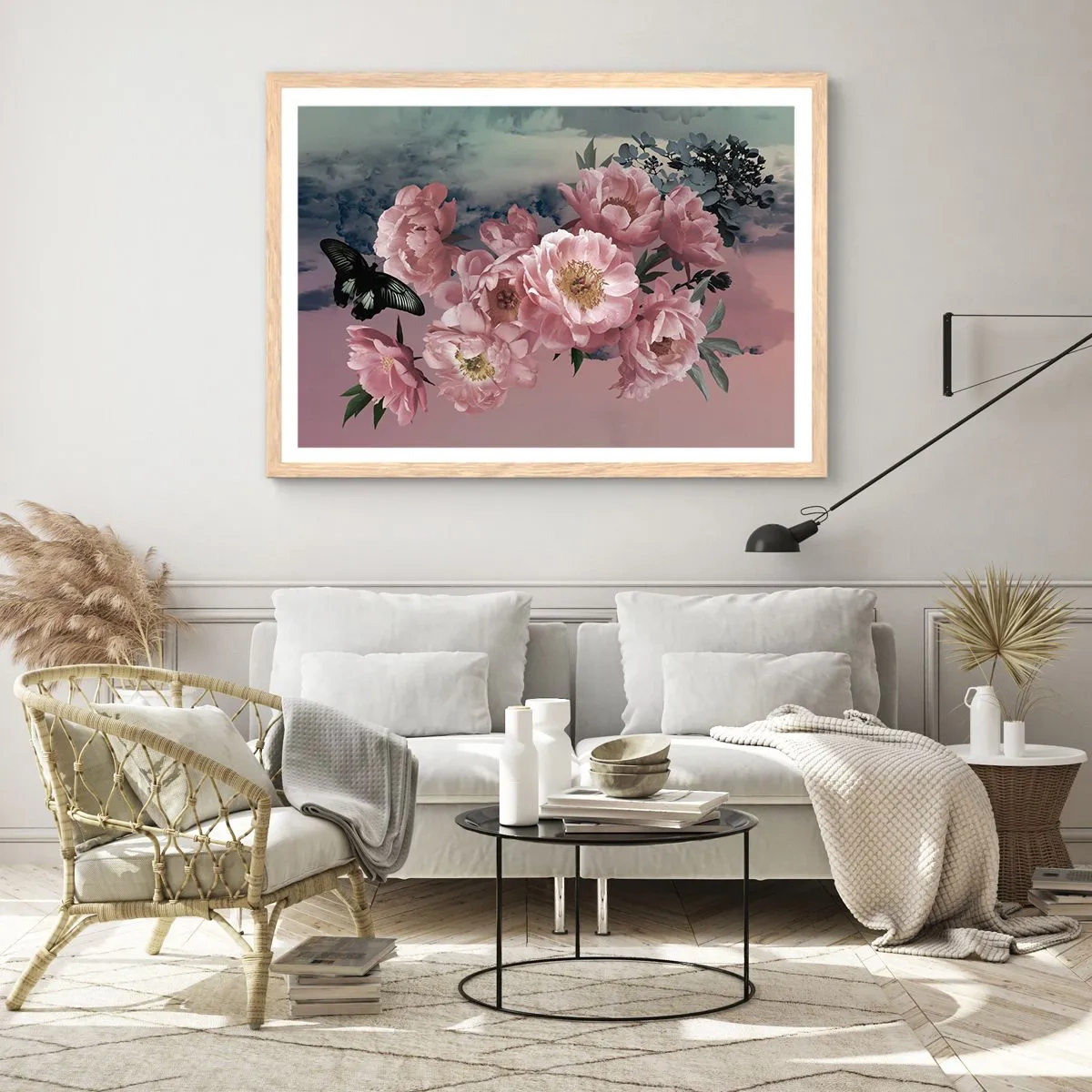 Plagát v ráme zo svetlého duba - Vrchol romantizmu - 40x30 cm