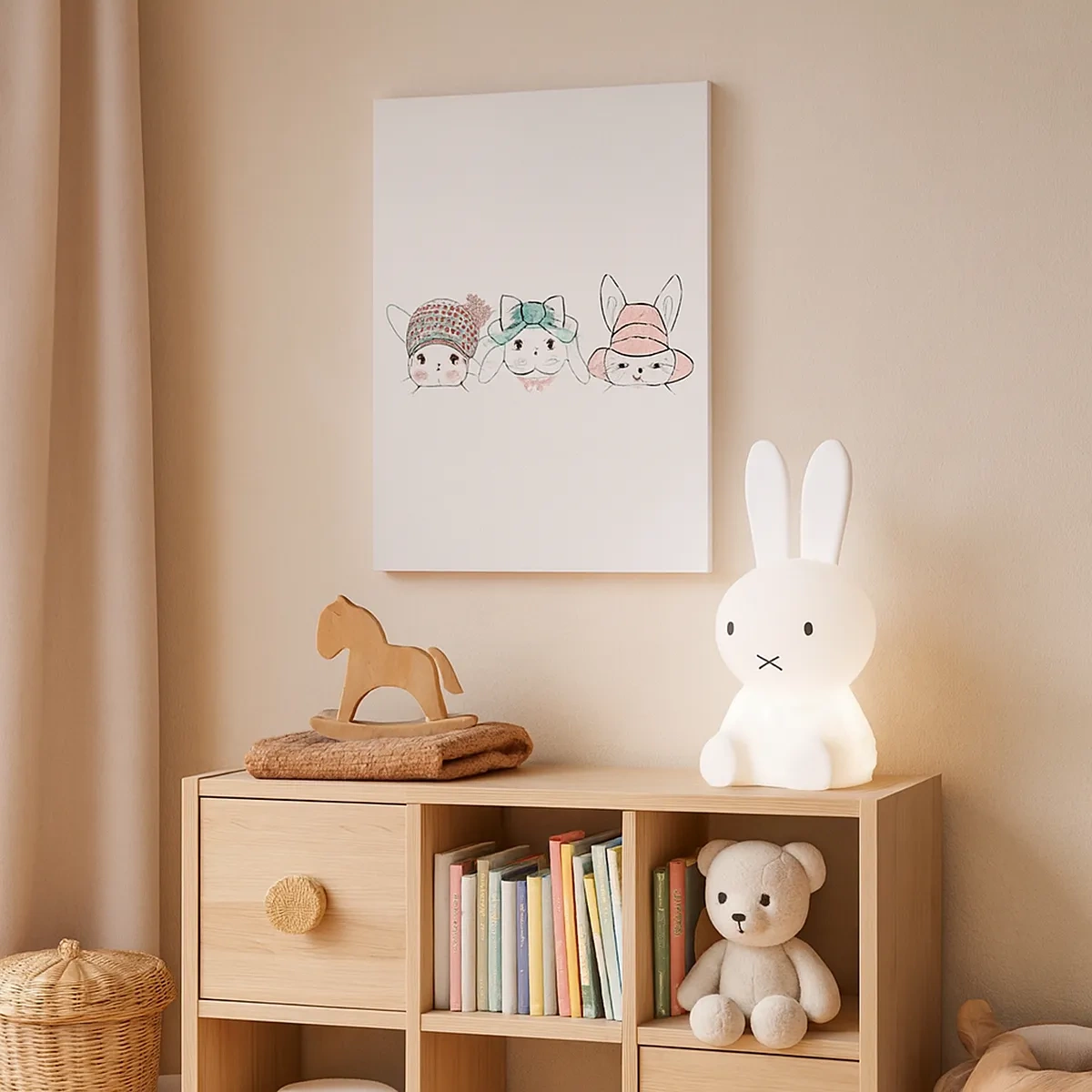 Obraz na plátne - Zamyslená, smutná, spokojná - 50x70 cm