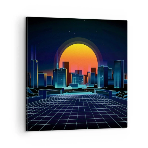 Obraz na plátne - Stále chcete do reálu? - 50x50 cm