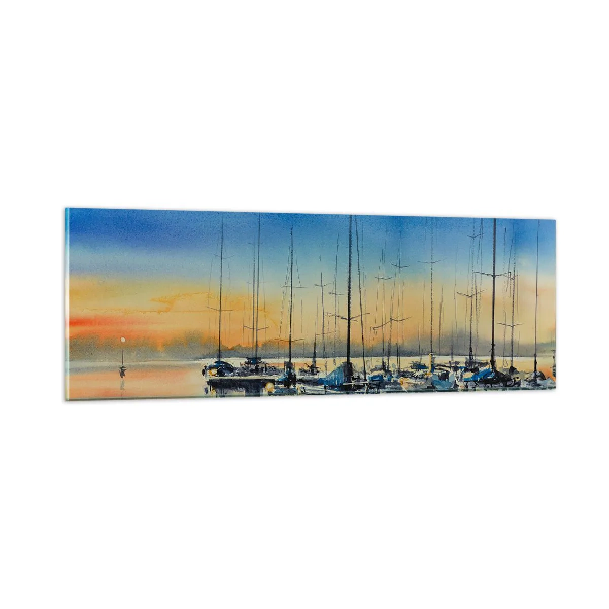 Obraz na skle - Koniec dobrého dňa - 90x30 cm