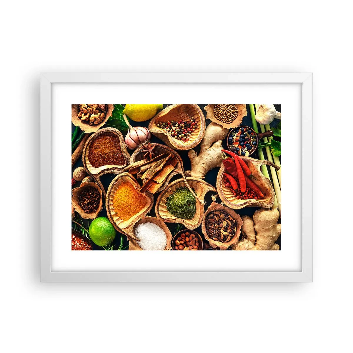 Plagát v bielom ráme - Vezmi si, čo chceš - 40x30 cm