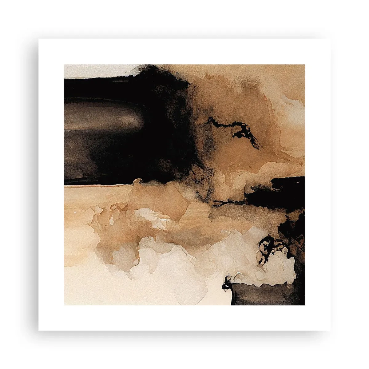 Plagát - Pútavá abstrakcia - 40x40 cm