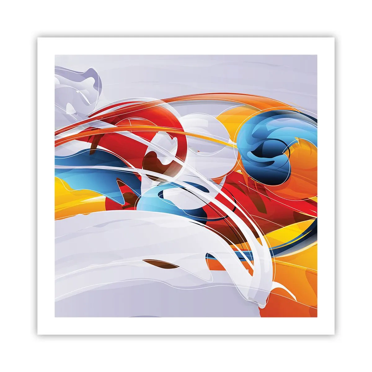 Plagát - Tanec živlov - 60x60 cm