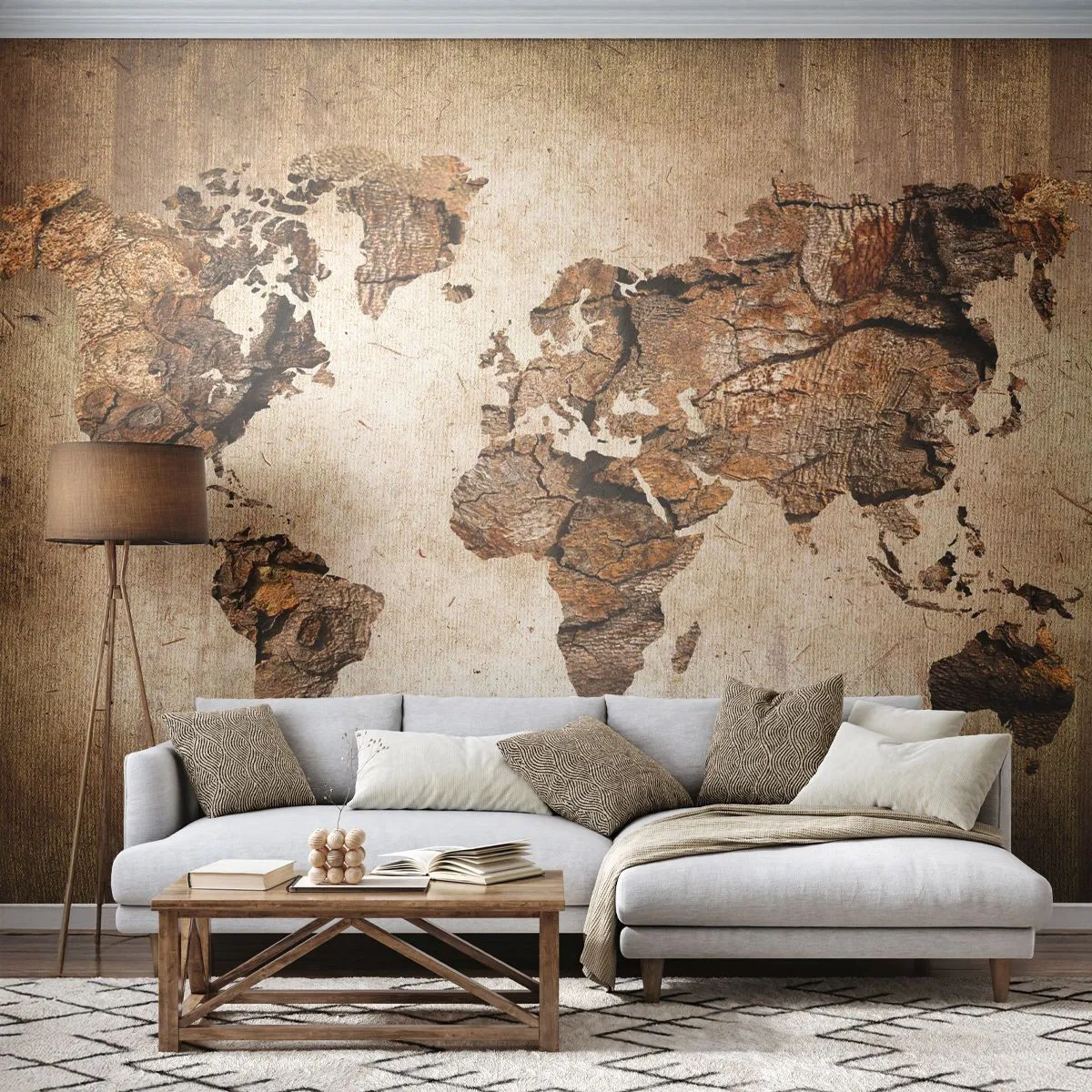 Fototapeta Standard Eco - Objav sveta - Mapa sveta, kontinentov, Cestuje - 400x280 cm